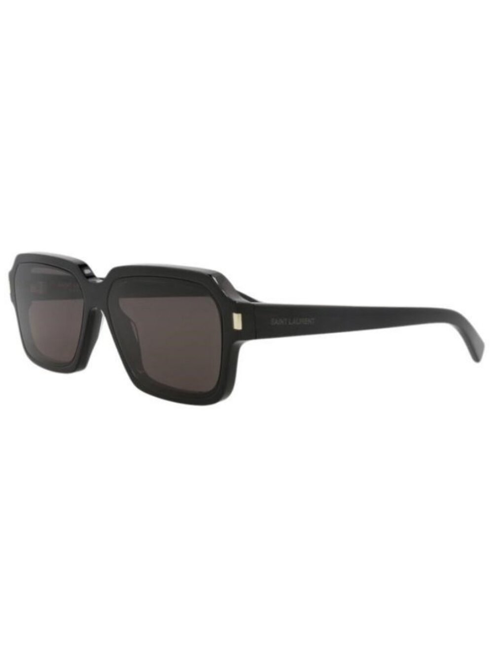 New Saint Laurent Mens Square/Rectangle Black Black Black Fashion Designer Sungl